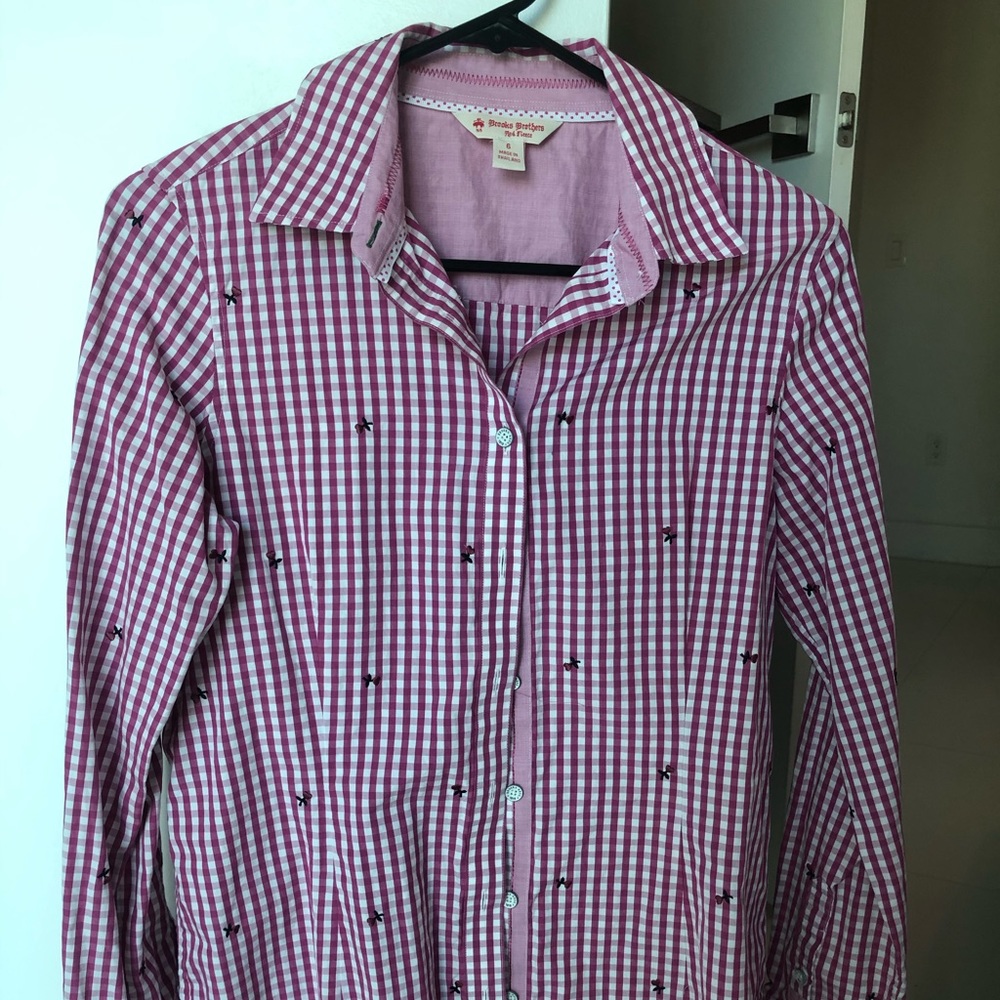 Brooks Brothers Red Fleece shirt size 6